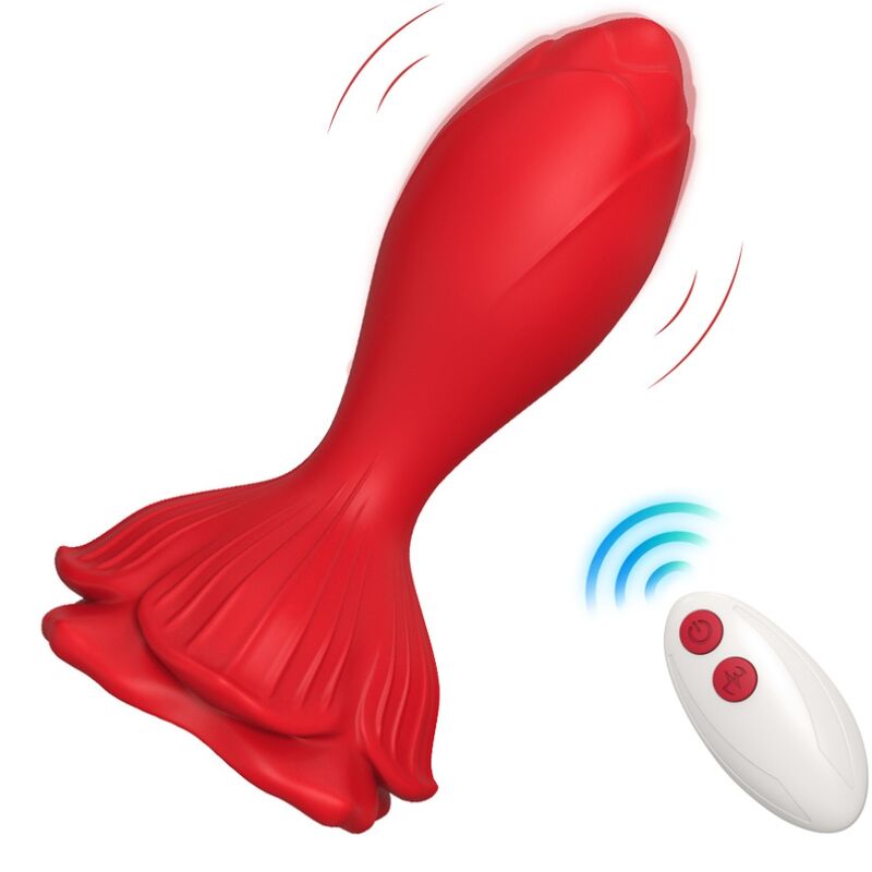 ARMONY – VIBRATEUR ROSE  PLUG ANAL PETITE TÉLÉCOMMANDE ROUGE