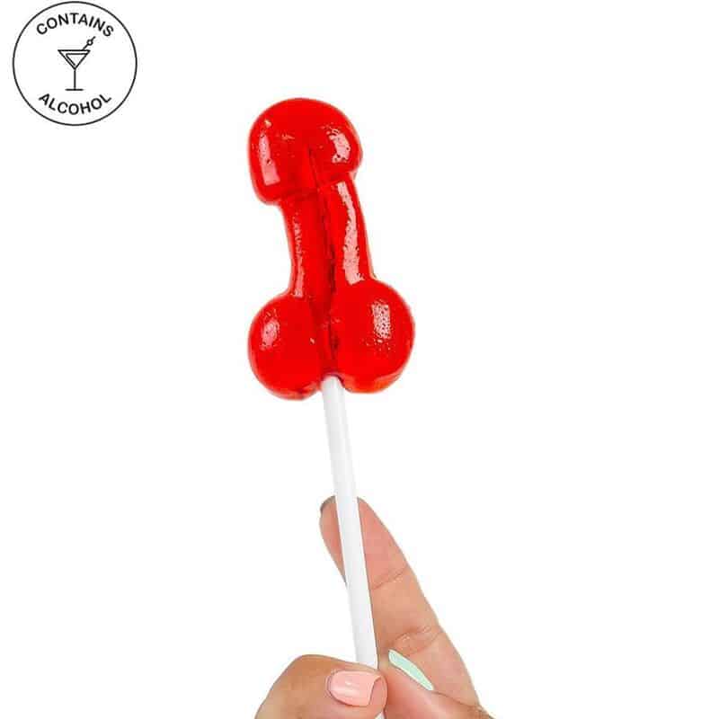 SECRETPLAY – SUCETTE À COQ AVEC ALCOOL DAIQUIRI À LA FRAISE