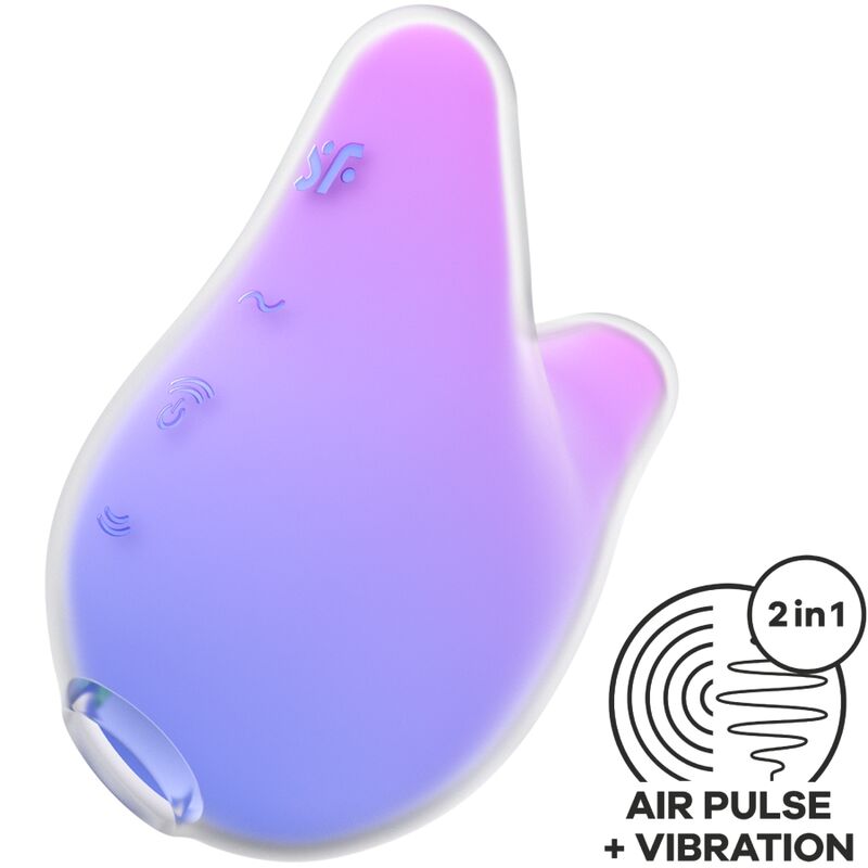 SATISFYER – MERMAID VIBES STIMULATEUR  VIBRATEUR VIOLET ET ROSE