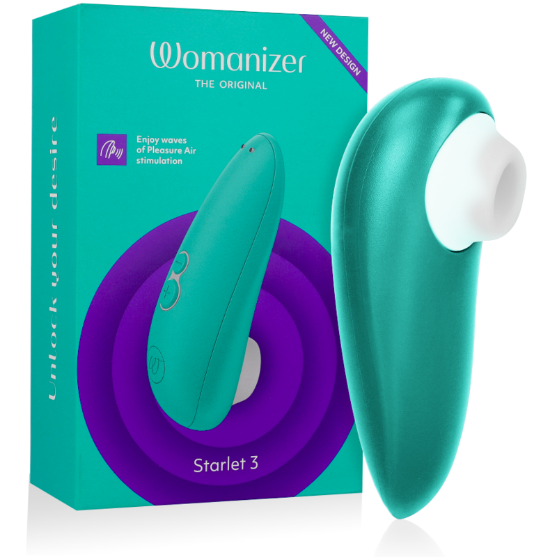 WOMANIZER – STIMULATEUR CLITORAL STARLET 3 TURQUOISE