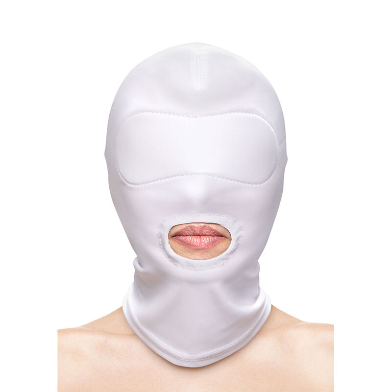 NS NOVELTIES - FETISH  FASHION CAGOULE BOUCHE NYLON BLANC