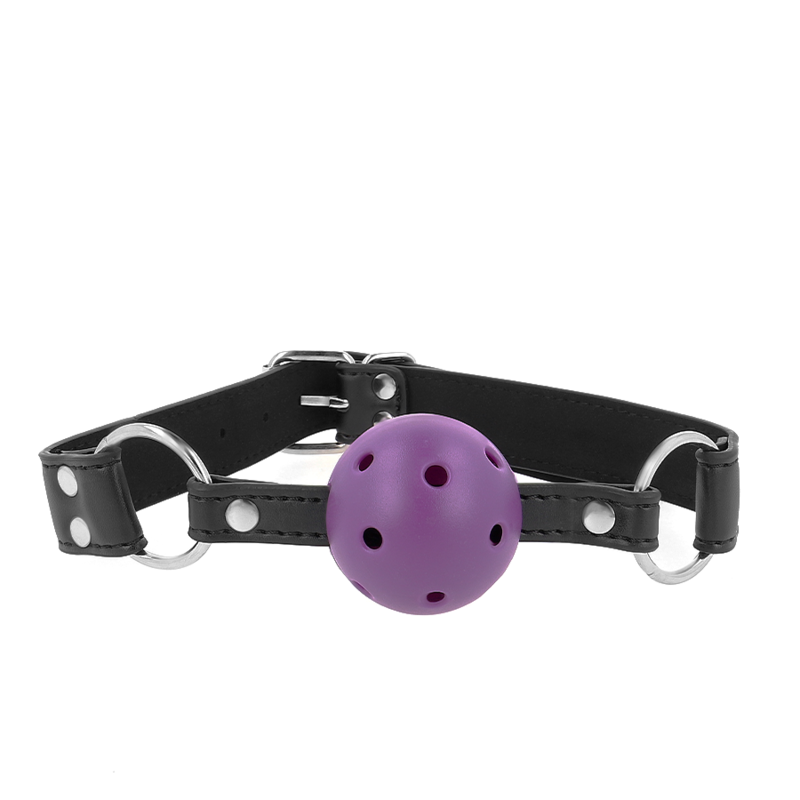 KINK – BALLE RESPIRANTE 4 CM BAG AVEC DOUBLE RIVET VIOLET 62,5 x 2,5 CM AJUSTABLE 42-58 CM
