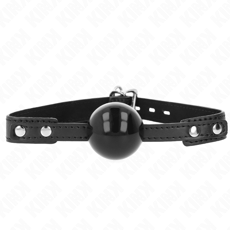 KINK – BALLE TPE SOUPLE 4 CM GAG MODÈLE 3 60 x 2 CM RÉGLABLE 37-52 CM