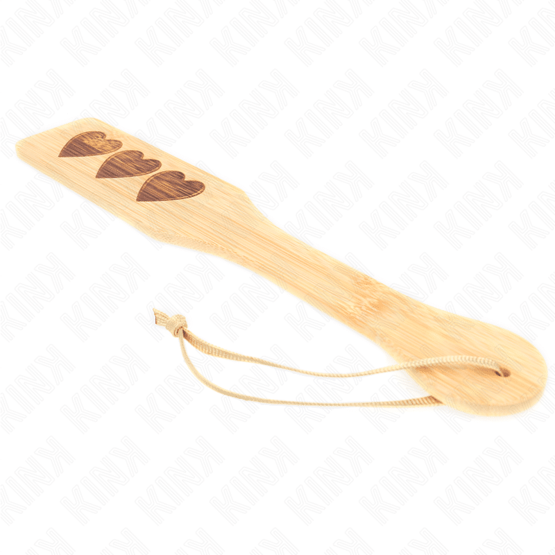 KINK – PALETTE EN BAMBOU DESIGN COEUR 32 X 5,5 CM