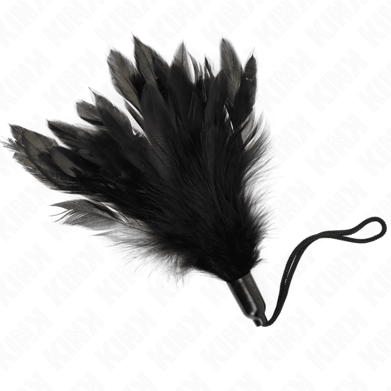 KINK – PLUMES CHACOUILLÉES AVEC MANCHE CORDE BASE PLASTIQUE 15 CM