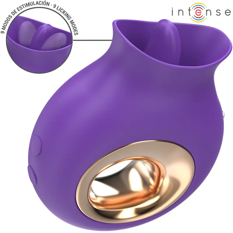 INTENSE - TULI STIMULATEUR CLITORIS 9 VIBRATIONS  9 OSCILLATIONS VIOLET – Image 2