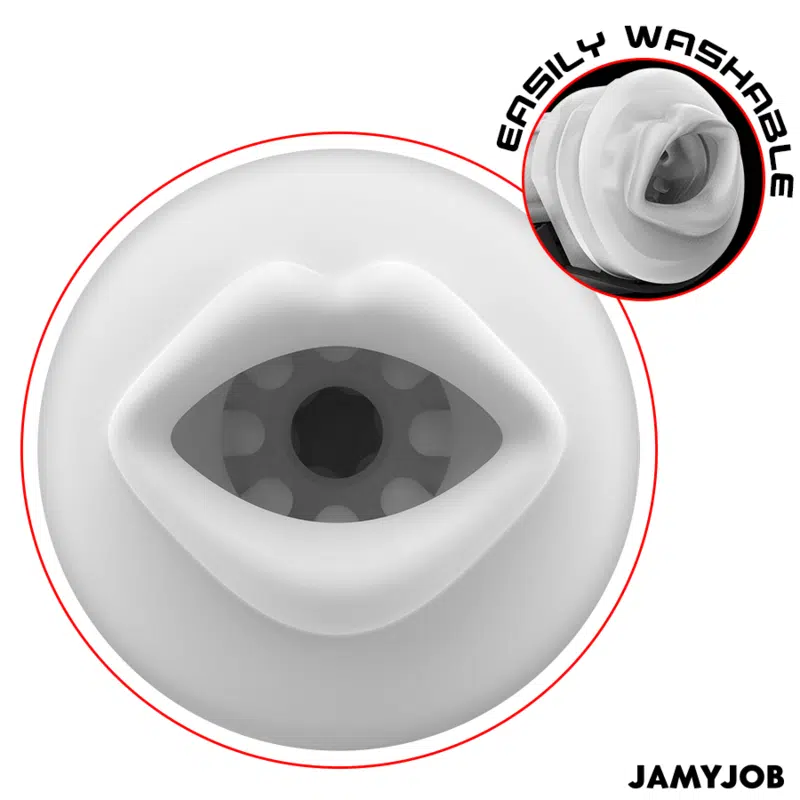 JAMYJOB - MASTURBATEUR BOUCHE AUTOMATIQUE BLAZE 5 MODES D'ASPIRATION ET DE VIBRATION – Image 5
