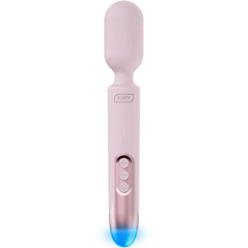 KIIROO – PROWAND VIBRATEUR WAND TÉLÉCOMMANDE + APPLICATION GRATUITE ROSE
