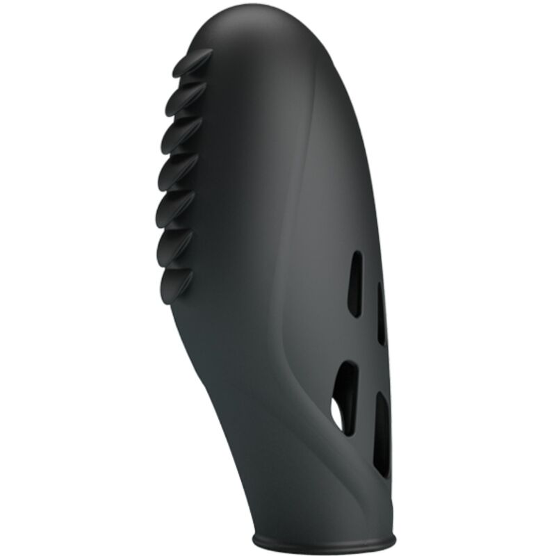 PRETTY LOVE – VIBRATEUR DOIGT EN SILICONE GILO NOIR