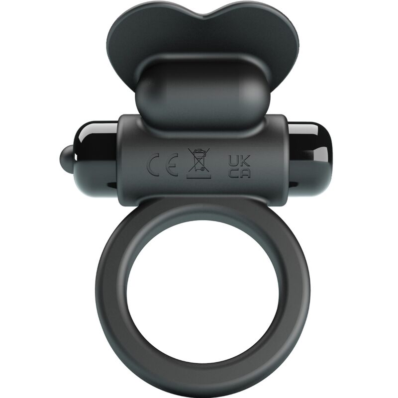 PRETTY LOVE – BAGUE VIBRANTE DEBONAIRE LAPIN 10 VIBRATIONS NOIRE