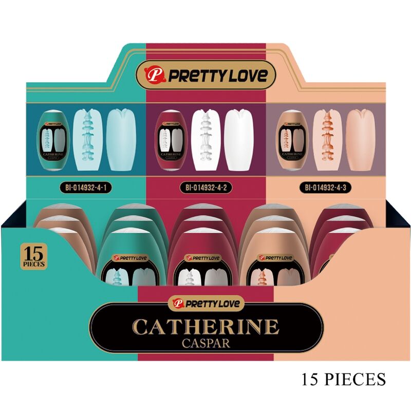 PRETTY LOVE – CASPAR PACK 15 DIFFÉRENTS MASCRUBATEURS HOMMES