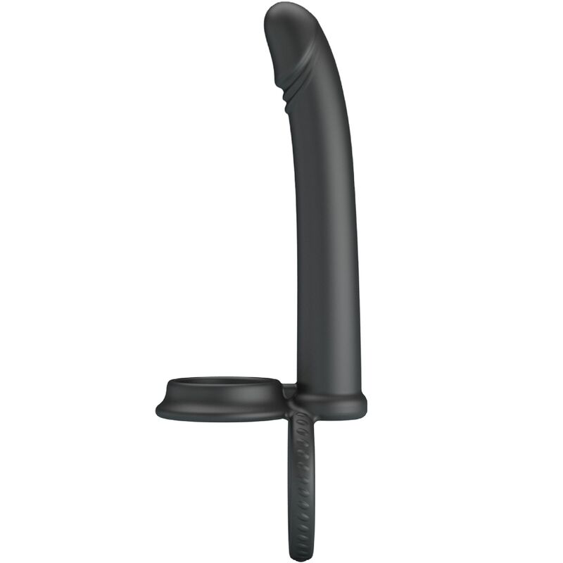 PRETTY LOVE – DILLION DOUBLE PÉNÉTRATION DOUBLE ANNEAU PÉNAL NOIR