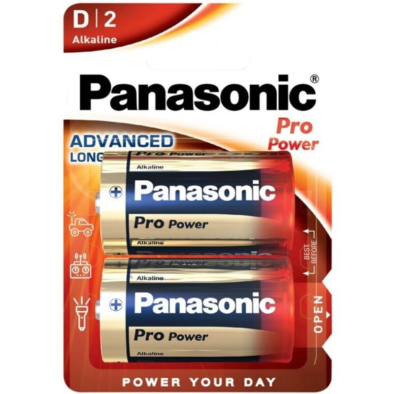 PANASONIC – PILE ALCALINE D PRO POWER LR20 BLISTER*2