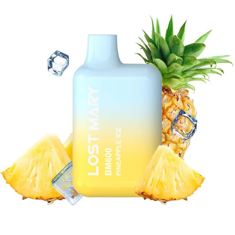 LOST MARY – BM600 VAPER NICOTINE 2% JETABLE ANANAS GLACE