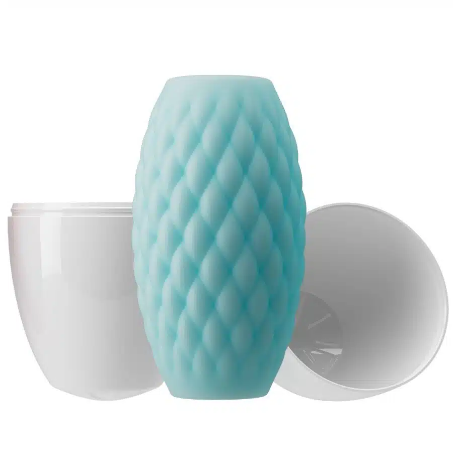 PRETTY LOVE - MASTURBATEUR POUR HOMME EN SILICONE ATHENA EROS BLEU CIEL – Image 4