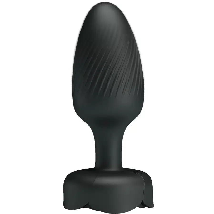 PRETTY LOVE - PLUG ANAL VARIAN AVEC LUMIÈRE LED NOIR 10,8 CM – Image 2