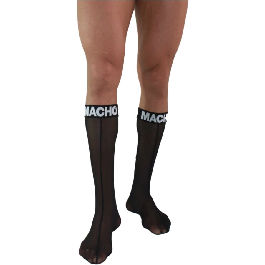 MACHO – CHAUSSETTES FINES TAILLE UNIQUE NOIRES