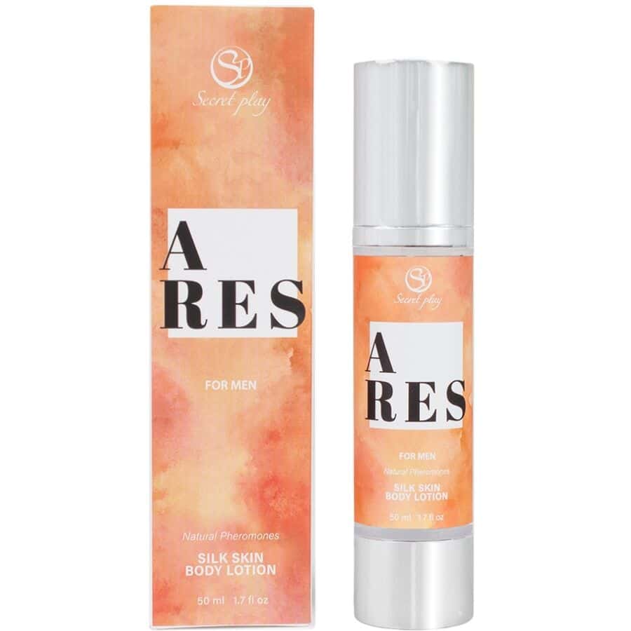 SECRETPLAY – ARES LOTION POUR LA PEAU À LA SOIE POUR FEMMES 50 ML
