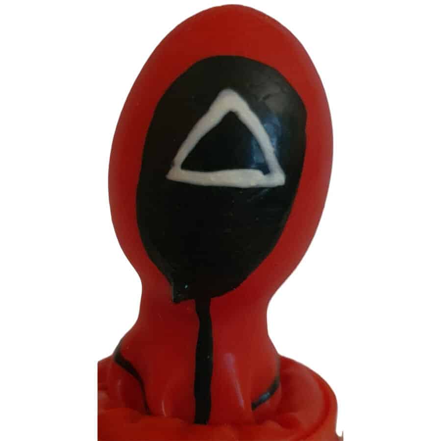 CONDOMERIE – TRIANGLE DE PRÉSERVATIFS FANTAISIES PEINTS À LA MAIN