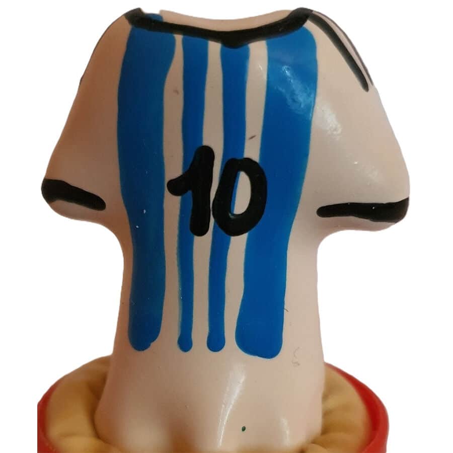 CONDOMERIE – PRÉSERVATIFS FANTAISIE PEINTS À LA MAIN CHEMISE MESSI N°10