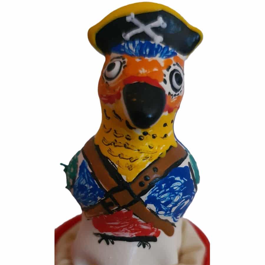 CONDOMERIE – PRÉSERVATIFS FANTAISIE PEINTS À LA MAIN CAPTAIN PARROT
