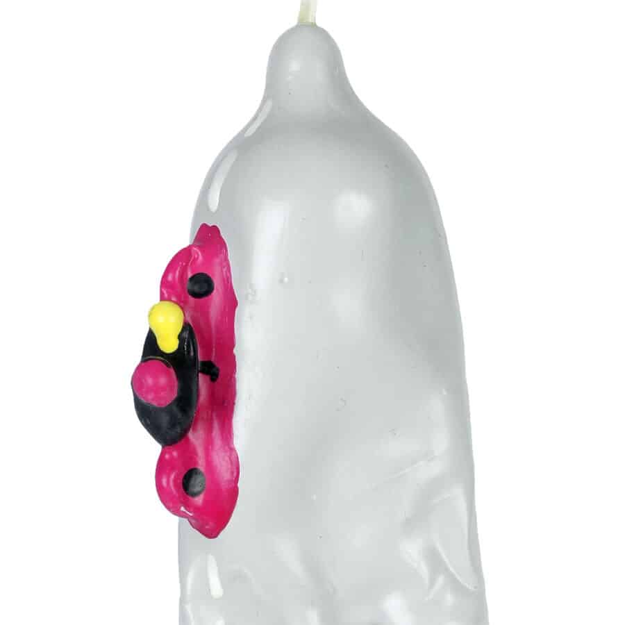 CONDOMERIE - PRÉSERVATIFS FANTAISIE PEINTS À LA MAIN MOTO