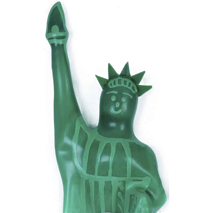 CONDOMERIE – PRÉSERVATIFS FANTAISIE PEINTS À LA MAIN STATUE DE LA LIBERTÉ MODÈLE 2