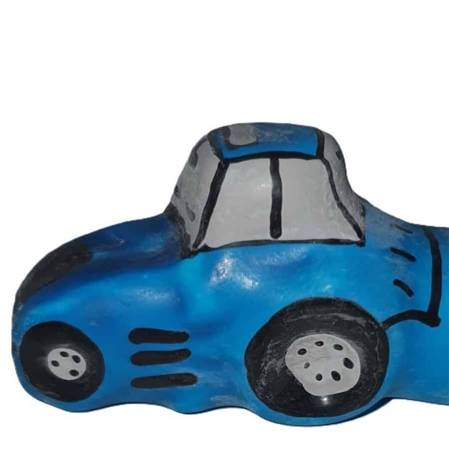 CONDOMERIE – PRÉSERVATIFS FANTAISIE PEINTS À LA MAIN TRACTEUR BLEU XL