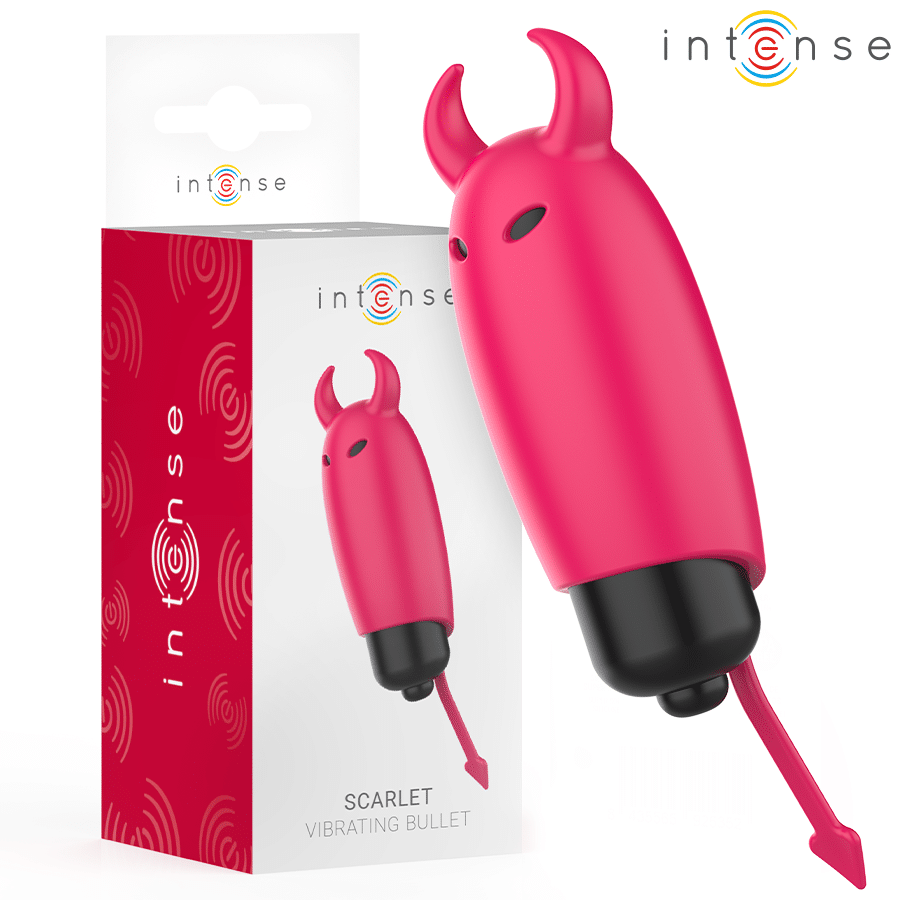 INTENSE – BALLE VIBRANTE ÉCARLATE RED DEMON 9,3 X 2,4 CM