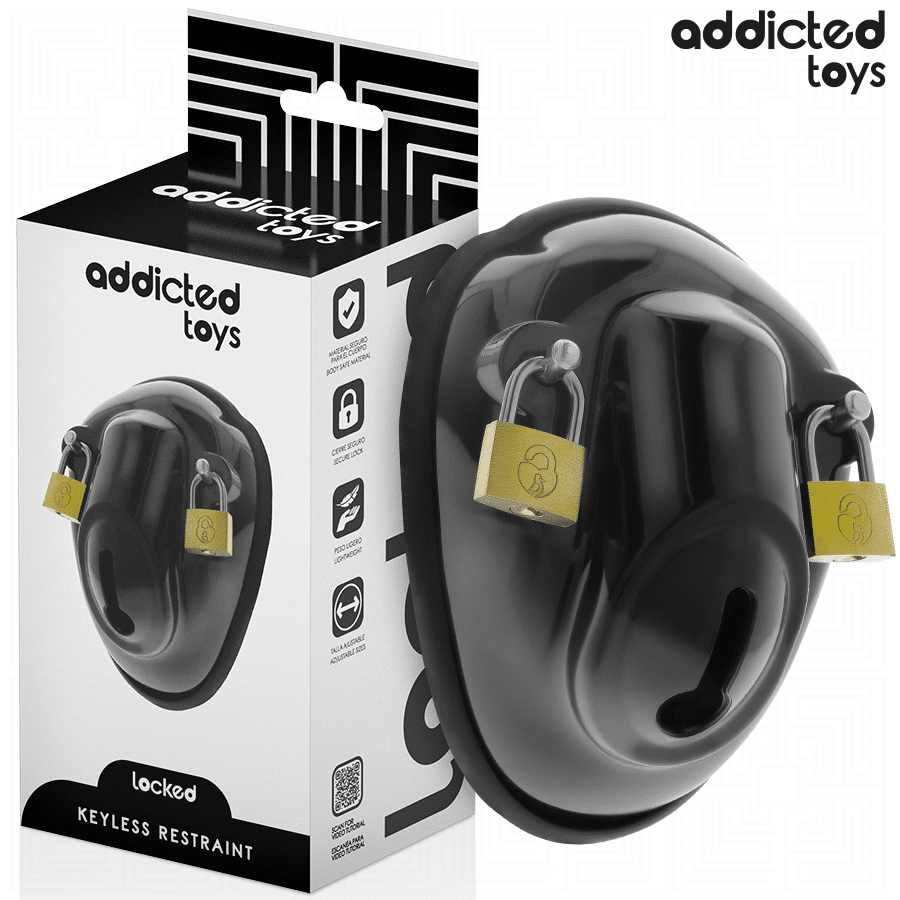 ADDICTED TOYS LOCKED – À PÉNIS VERROUILLÉE SANS CLÉ 11,5 CM