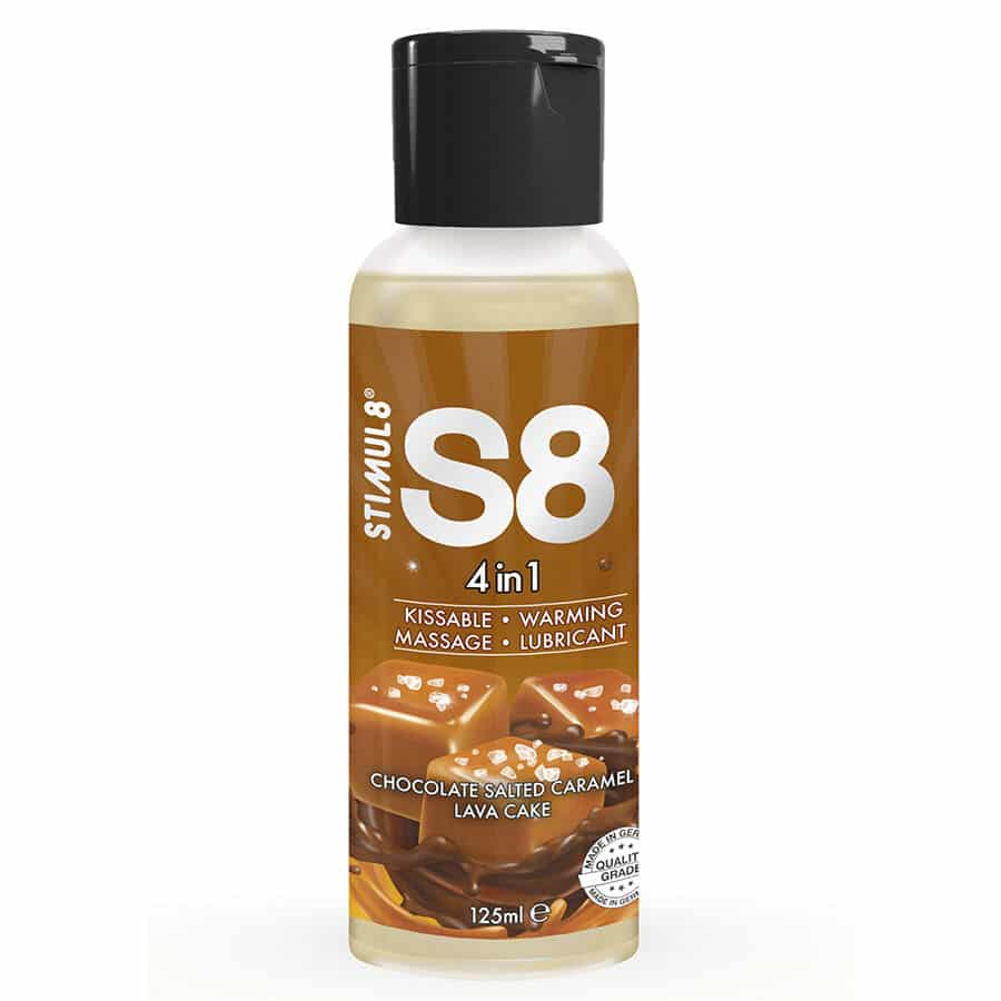 STIMUL8 – S8 LUBRIFIANT DESSERT 4 EN 1 CHOCOLAT ET CARAMEL SALÉ 125 ML