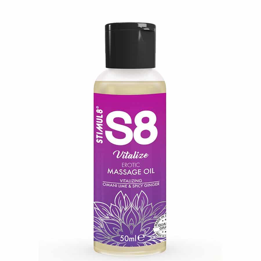 STIMUL8 – S8 VITALIZE HUILE DE MASSAGE ÉROTIQUE CITRON VERT 50 ML