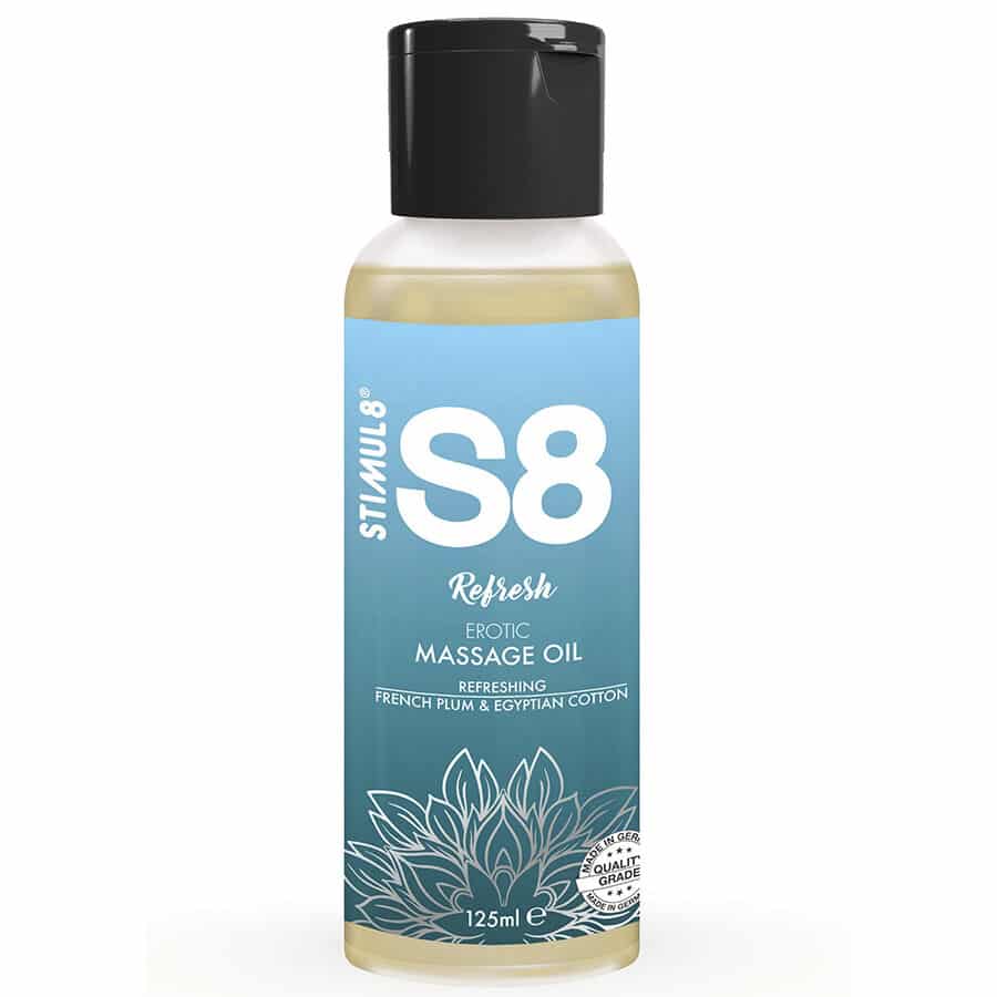STIMUL8 – S8 REFRESH HUILE DE MASSAGE AU COTON 125 ML