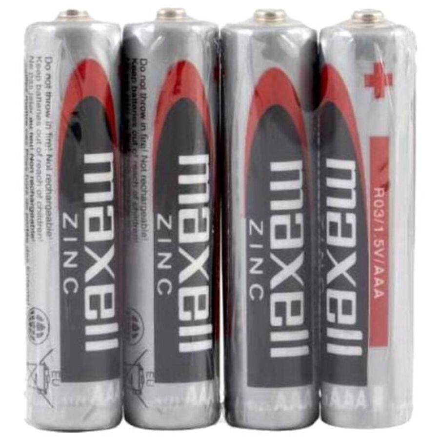 MAXELL – BATTERIE AU MANGANÈSE AAA R03 RÉTRACTABLE*4