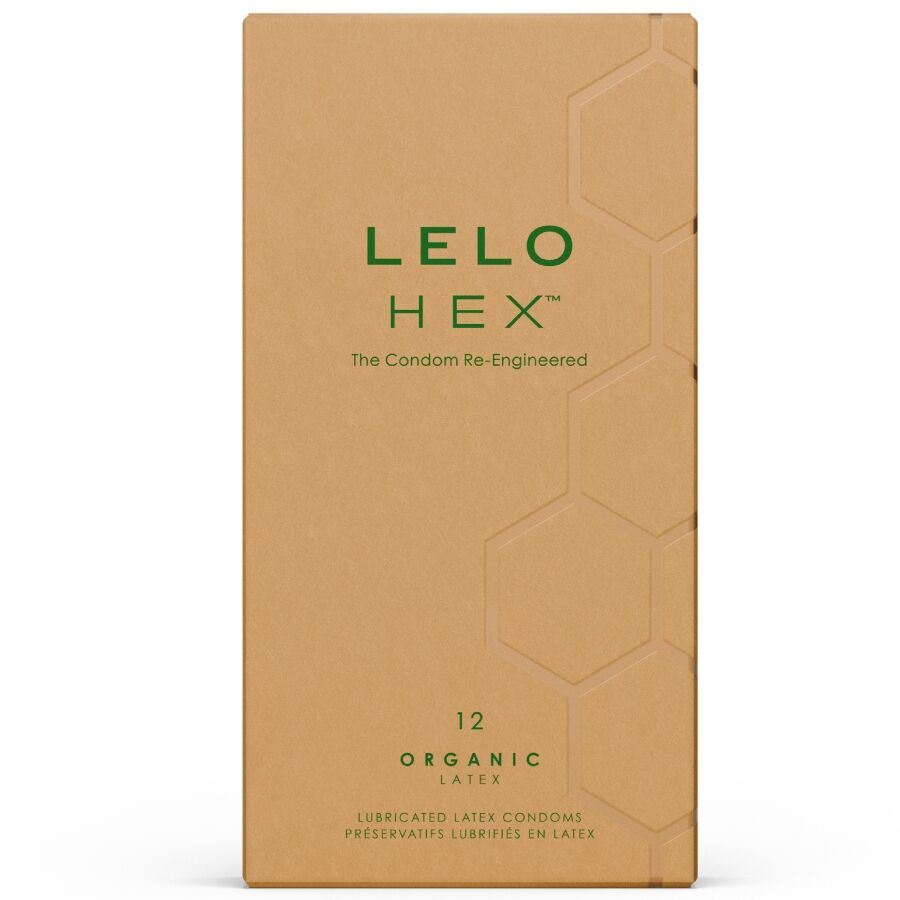 LELO – HEX BOÎTE DE PRÉSERVATIFS BIOLOGIQUES 12 UNITÉS