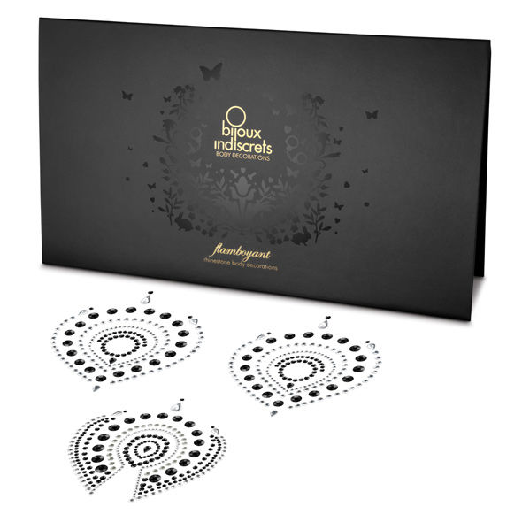 BIJOUX – INDISCRETS FLAMBOYANT NOIR  ARGENT