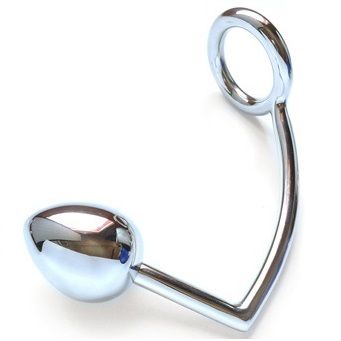 METAL HARD – ANNEAU AVEC CROCHET ANAL 50MM