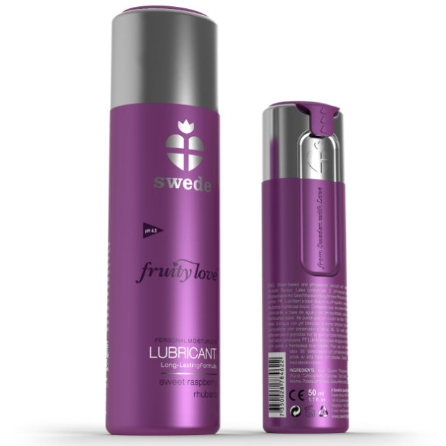 SWEDE – FRUITY LOVE LUBRIFIANT FRAMBOISE RHUBARBE 100 ML