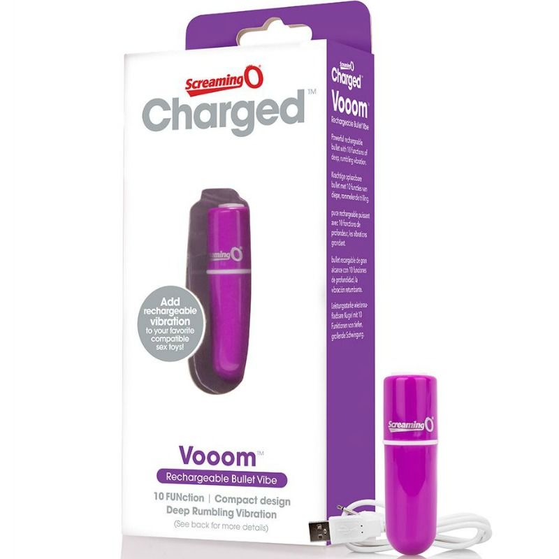 SCREAMING O – BALA VIBREURA RECHARGEABLE VOOOM VIOLET