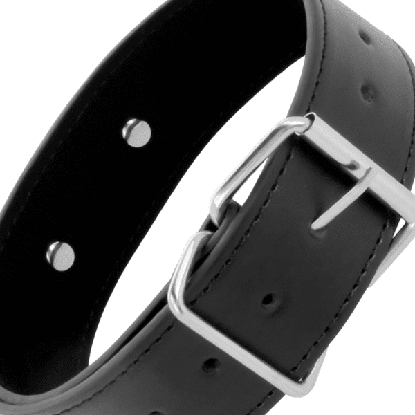 DARKNESS - COLLIER DE POSTURE AVEC CHAÎNE EN CUIR – Image 3