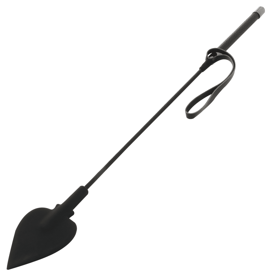 DARKNESS – FOUET EN SILICONE NOIR 60CM
