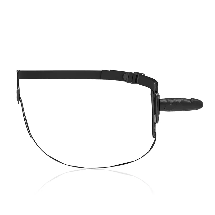 HARNAIS SOUMIS FETISH - SILICONE NOIR RÉALISTE 15 CM – Image 3