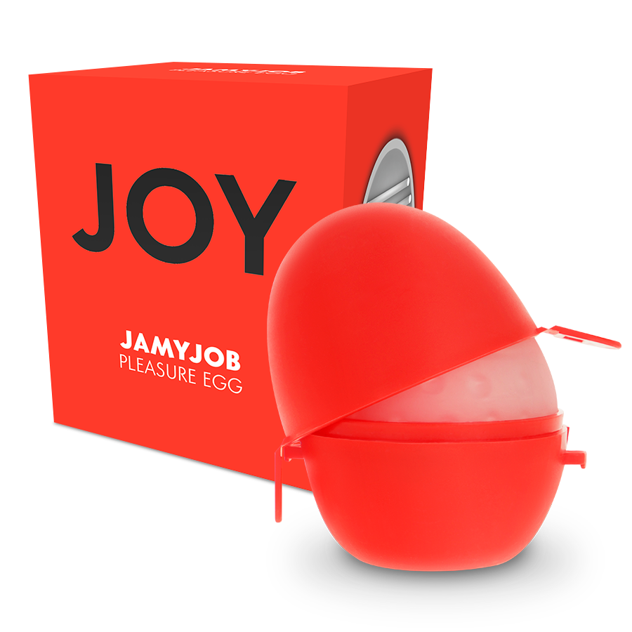JAMYJOB – EGG MASTURBATEUR ROUGE VERSION DISCRETT