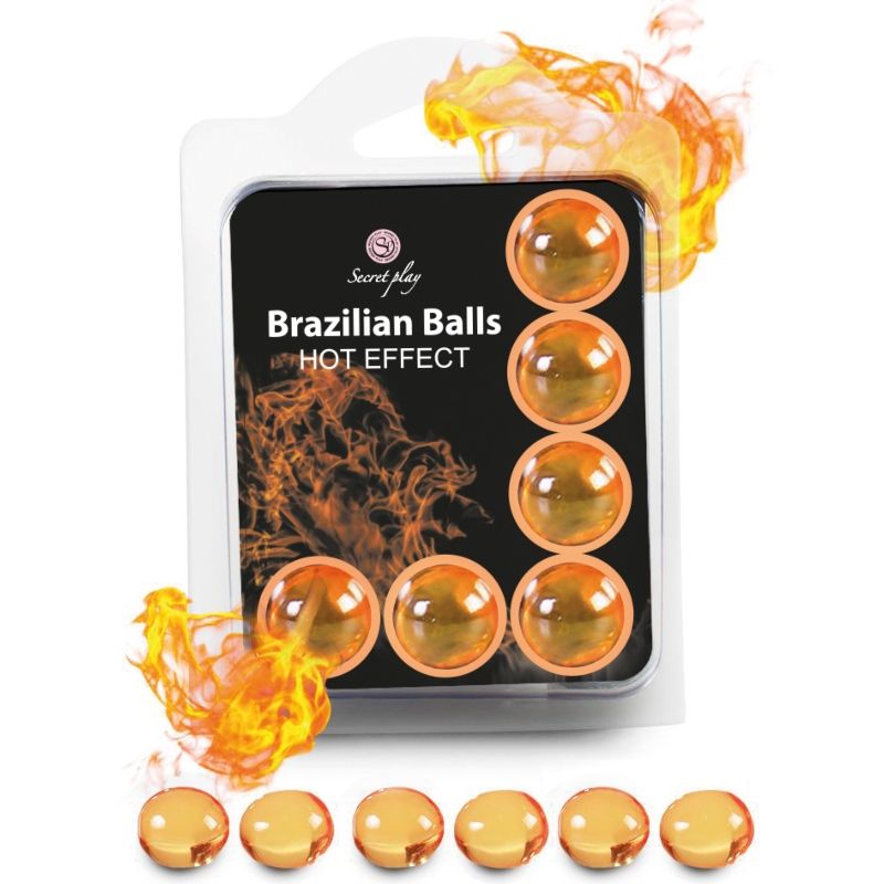 SECRETPLAY – SET 6 BALLES BRÉSILIENNES EFFET CHALEUR
