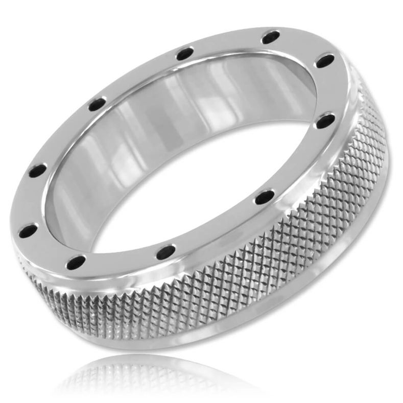 METAL HARD – ANNEAU POUR PÉNIS ET TESTICULES 55MM