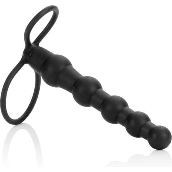 CALEXOTICS – PERLE DOUBLE PÉNÉTRATEUR NOIR