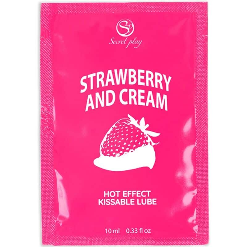 SECRETPLAY – LUBRIFIANT UNIDOSE FRAISES  CRÈME 10ML