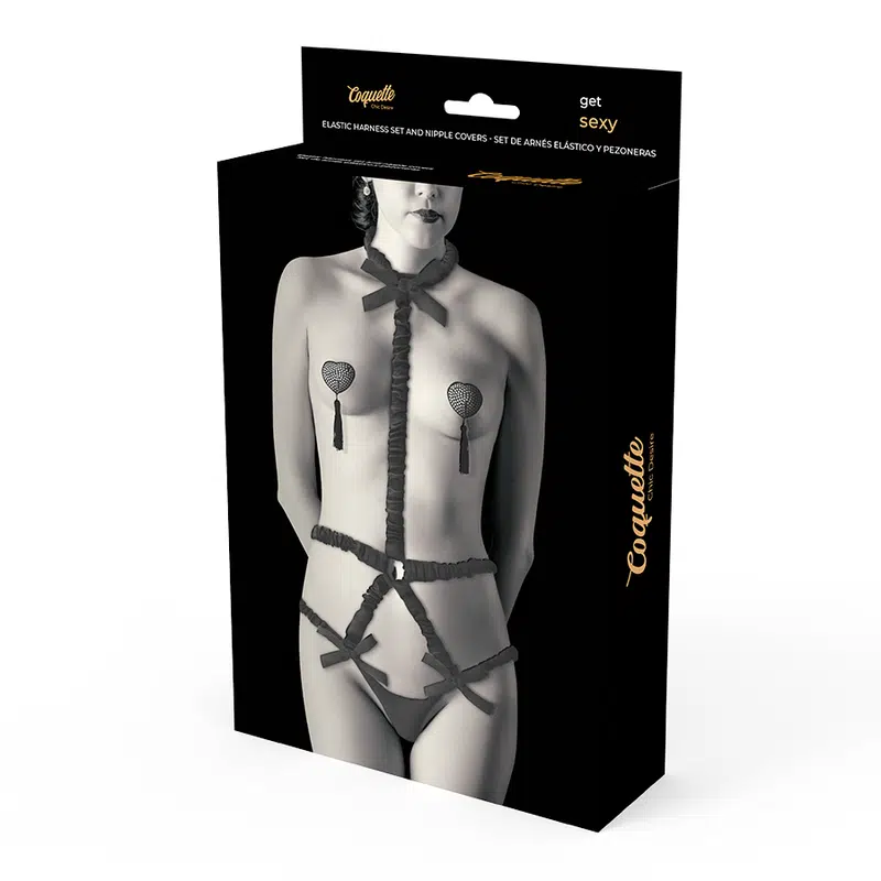 COQUETTE CHIC DESIRE - ENSEMBLE LINGERIE AVEC COUCHE-MALIN DE LUXE – Image 4