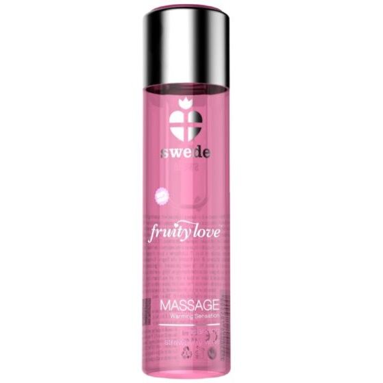 SWEDE – FRUITY LOVE HUILE EFFET CHALEUR FRAISES AU CHAMPAGNE 60 ML