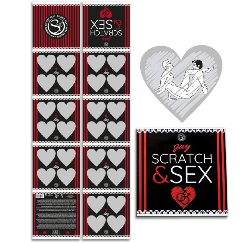 SECRETPLAY – JEU SCRATCH  SEX GAY COUPLES (ES/EN/FR/PT/DE)